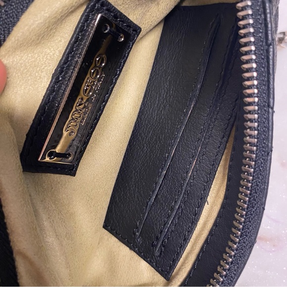 Jimmy Choo Black Leather Wristlet with Chain - Picture 11 of 11